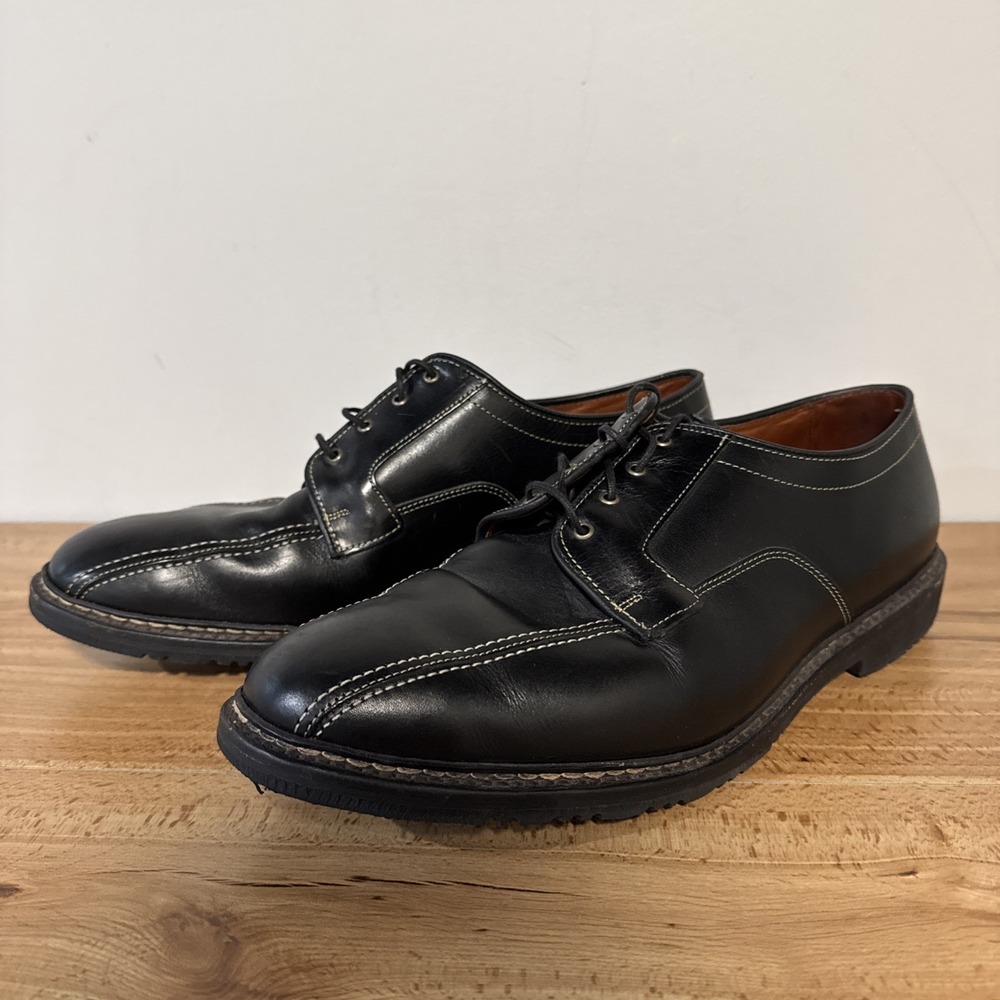 Allen Edmonds Men's Mapleton Oxford Black Leather Dress Shoes 13